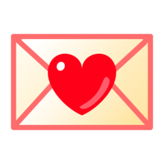 How emoji love letter displayed on Emojidex