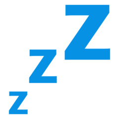 How emoji ZZZ displayed on Emojidex