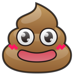 How emoji pile of poo displayed on Emojidex