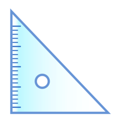 How emoji triangular ruler displayed on Emojidex