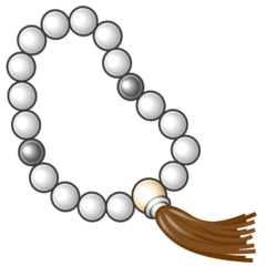 How emoji prayer beads displayed on Emojidex