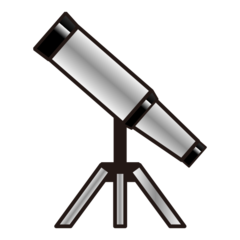 How emoji telescope displayed on Emojidex