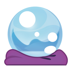 How emoji crystal ball displayed on Emojidex