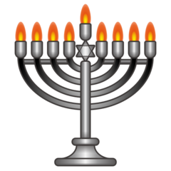 How emoji menorah displayed on Emojidex