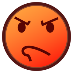 How emoji enraged face displayed on Emojidex