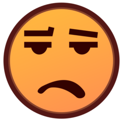 How emoji frowning face with open mouth displayed on Emojidex