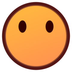 How emoji face without mouth displayed on Emojidex