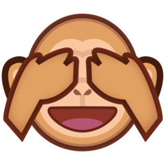 How emoji see-no-evil monkey displayed on Emojidex