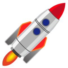 How emoji rocket displayed on Emojidex