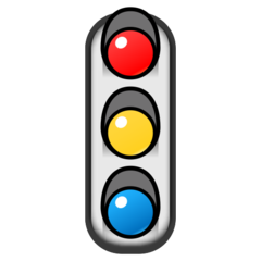 How emoji vertical traffic light displayed on Emojidex