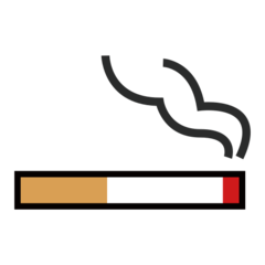 How emoji cigarette displayed on Emojidex