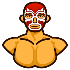 How emoji people wrestling displayed on Emojidex