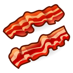 How emoji bacon displayed on Emojidex