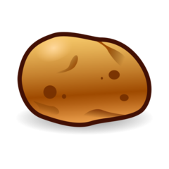 How emoji potato displayed on Emojidex