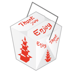 How emoji takeout box displayed on Emojidex