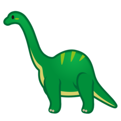 How emoji sauropod displayed on Emojidex