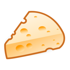 How emoji cheese wedge displayed on Emojidex