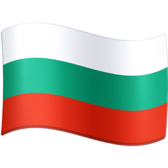 How emoji flag: Bulgaria displayed on Facebook