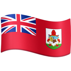 How emoji flag: Bermuda displayed on Facebook