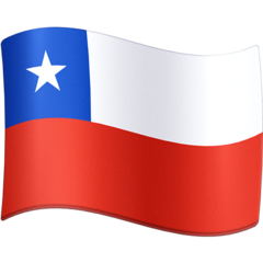 How emoji flag: Chile displayed on Facebook