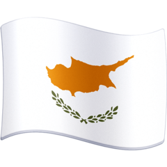 How emoji flag: Cyprus displayed on Facebook