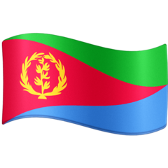 How emoji flag: Eritrea displayed on Facebook