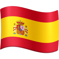 How emoji flag: Spain displayed on Facebook