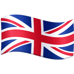 How emoji flag: United Kingdom displayed on Facebook