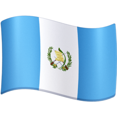 How emoji flag: Guatemala displayed on Facebook