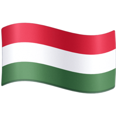 How emoji flag: Hungary displayed on Facebook