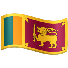 How emoji flag: Sri Lanka displayed on Facebook