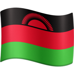 How emoji flag: Malawi displayed on Facebook