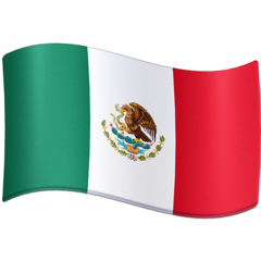 How emoji flag: Mexico displayed on Facebook