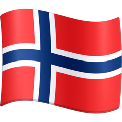 How emoji flag: Norway displayed on Facebook