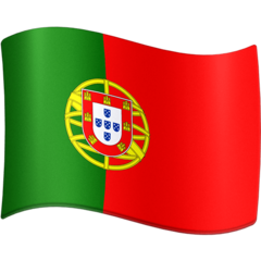 How emoji flag: Portugal displayed on Facebook