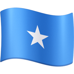 How emoji flag: Somalia displayed on Facebook