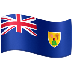 How emoji flag: Turks & Caicos Islands displayed on Facebook