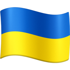 How emoji flag: Ukraine displayed on Facebook