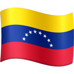 How emoji flag: Venezuela displayed on Facebook