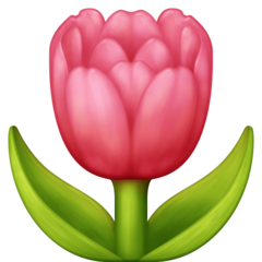 How emoji tulip displayed on Facebook