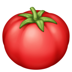 How emoji tomato displayed on Facebook