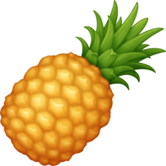 How emoji pineapple displayed on Facebook