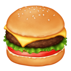 How emoji hamburger displayed on Facebook