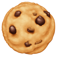 How emoji cookie displayed on Facebook