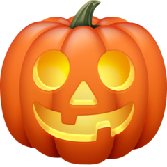 How emoji jack-o-lantern displayed on Facebook