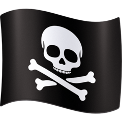 How emoji pirate flag displayed on Facebook