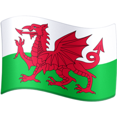 How emoji flag: Wales displayed on Facebook