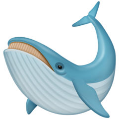 How emoji whale displayed on Facebook