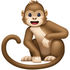 How emoji monkey displayed on Facebook