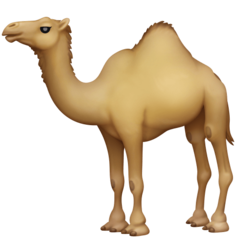 How emoji camel displayed on Facebook